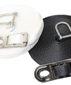SAFEOLINA-Komplettset  12m mit Schäkel   weiß