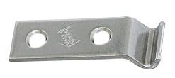 Schließhaken gekröpft 46x15mm Edelstahl matt