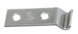 Schließhaken gekröpft 46x15mm Edelstahl matt Schließhaken gekröpft 46x15mm Edelstahl matt