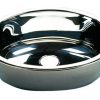 Handwaschbecken Edelstahl oval 355x220mm bk13135