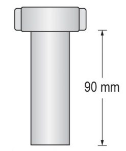 1 1/4" gerades Abflussrohr