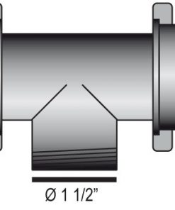 1 1/2" T-Stück