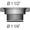 Reduzierstück von 1 1/2" auf 1 1/4" bk16011