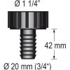 Schlauchanschlussstück 1 1/4" für 20mm Schlauch bk16012