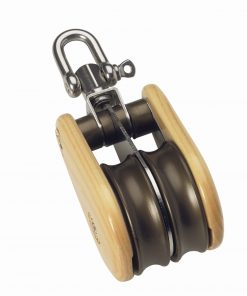 VICTORY-Doppelblock Esche 45mm m.Wirbel