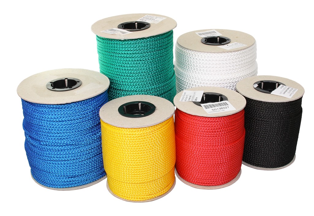 100m-Spule PP-Multifil 8-fach gefl. gelb 2.0 mm 100m-Spule PP-Multifil 8-fach gefl. gelb 2.0 mm