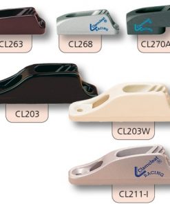 CLAMCLEAT Micros für Tau 1 - 4mm Alu eloxiert