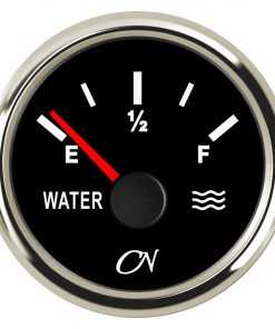 CN-Instrument Wassertank-Anzeige schwarz/chrom