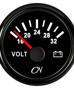CN-Instrument Voltmeter 24V schwarz/schwarz