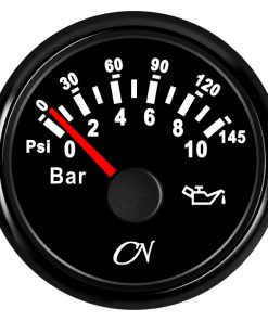 CN-Instrument Öldruckanzeige bis 10bar schw./schw.