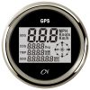 GPS Tacho digital + Kompass schwwarz/chrom cn0885sc