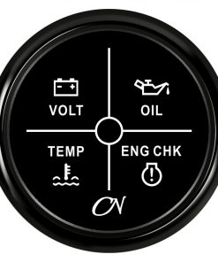 4fach Anzeige Spannung.Öldr.Temp.Check schw./schw.