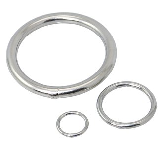 Edelstahl-Ring 5mm x 25mm Ø VP=10 Stück Edelstahl-Ring 5mm x 25mm Ø VP=10 Stück