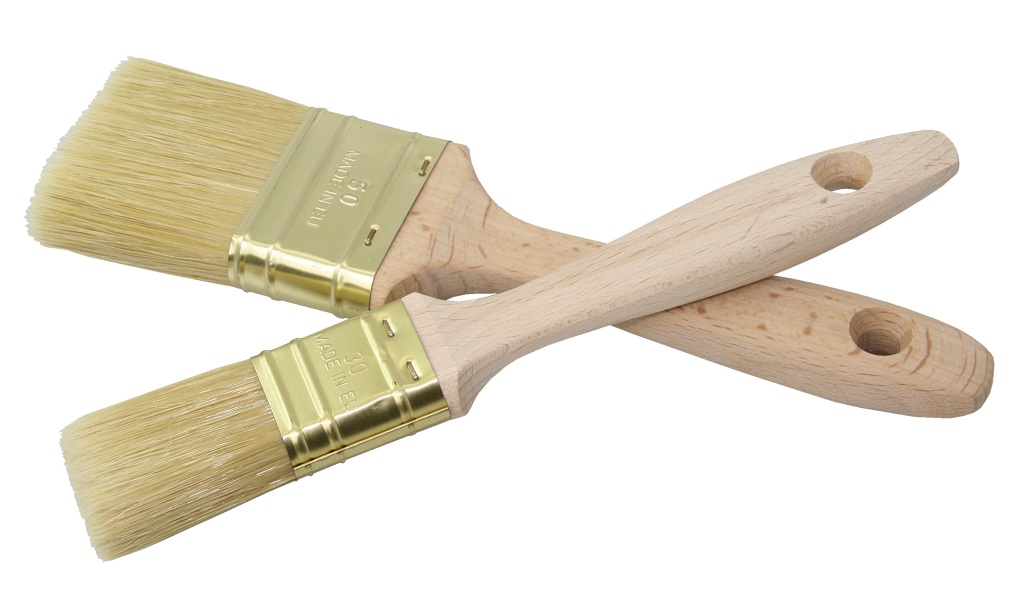 Flachpinsel 9.Stärke 30mm breit mit Holzstiel Flachpinsel 9.Stärke 30mm breit mit Holzstiel