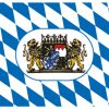 Flagge 20 x 30 cm BAYERN (Rauten + Wappen) dvbay20