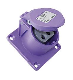 CEE-Einbausteckdose max.24V 32A 2-polig