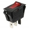 Wippschalter beleuchtet rot 15A 12V ek10017