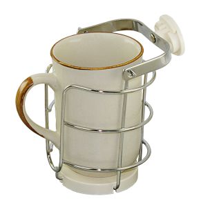 Kardanischer Edelstahlhalter für Becher bis 76mm Ø Kardanischer Edelstahlhalter für Becher bis 76mm Ø