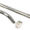 Edelstahl Handlauf 25mm x 460mm M6 ek21449m