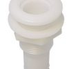 Borddurchbruch Acetal 3/4" weiß ek47661