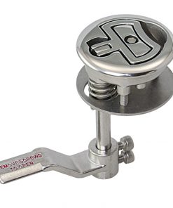 Bodenheber AISI316 mit Feder 60mm mit Schloss