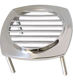 Lüftungsblech AISI316 76mm mit Gewindebolzen