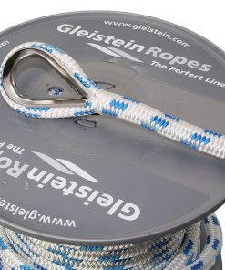 Anker-Bleileine PES weiß mit Kausch 10mm 35m lang