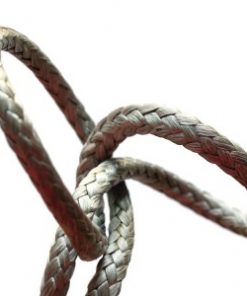 PES Hohlgeflecht "Jackline" 4mm grau