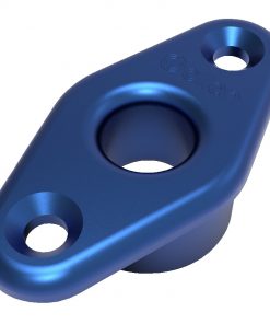 Decksdurchführung Alu 9mm ID Blau