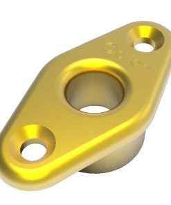 Decksdurchführung Alu 9mm ID Gold