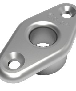 Decksdurchführung Alu 9mm ID Silber