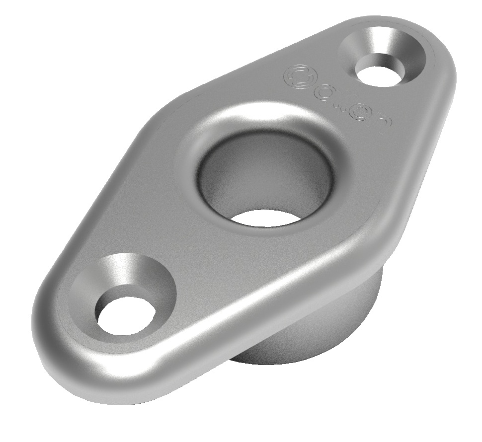 Decksdurchführung Alu 9mm ID Silber Decksdurchführung Alu 9mm ID Silber