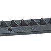 Hakenschiene aus Aluminium L=125mm ha245