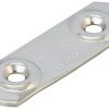 1 Paar Fußgurtplatten Edelstahl SB-Pack ha4099