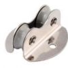 Decksrolle klein mit zwei Rollen für Tauwerk ha4301