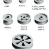 Rolle Kunststoff gehärtet 27 x 6mm ha45 80a