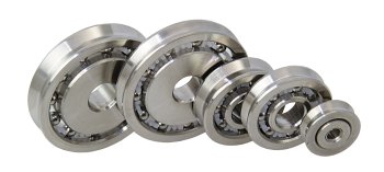 Kugellagerrolle Edelstahl 16x5mm - 3mm Achse Kugellagerrolle Edelstahl 16x5mm - 3mm Achse
