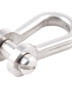 Edelstahlschäkel mit Schlitzbolzen 6mm breit