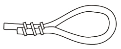 Clamps X0 für 6mm Gummileine im 10-Stück-Pack Clamps X0 für 6mm Gummileine im 10-Stück-Pack