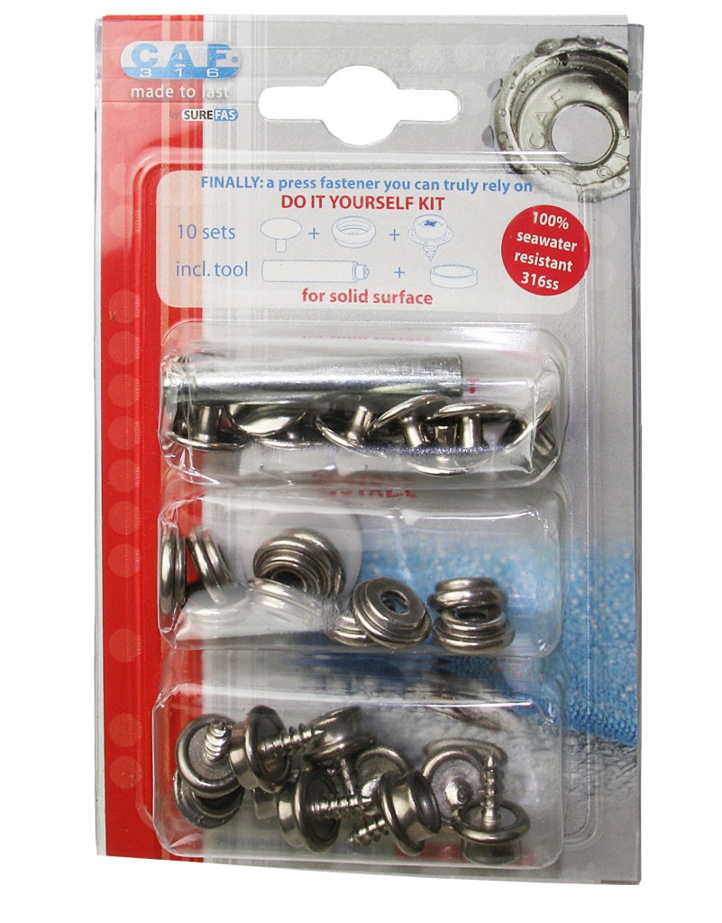 Do-it-yourself kit Edelstahl-Druckkn.mit Schrauben Do-it-yourself kit Edelstahl-Druckkn.mit Schrauben
