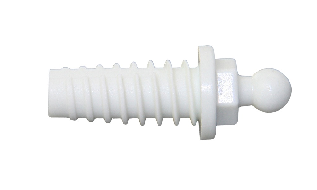 CAF-Loxx®Unterteil weiß M6 L=10mm VP=100Stk. CAF-Loxx®Unterteil weiß M6 L=10mm VP=100Stk.