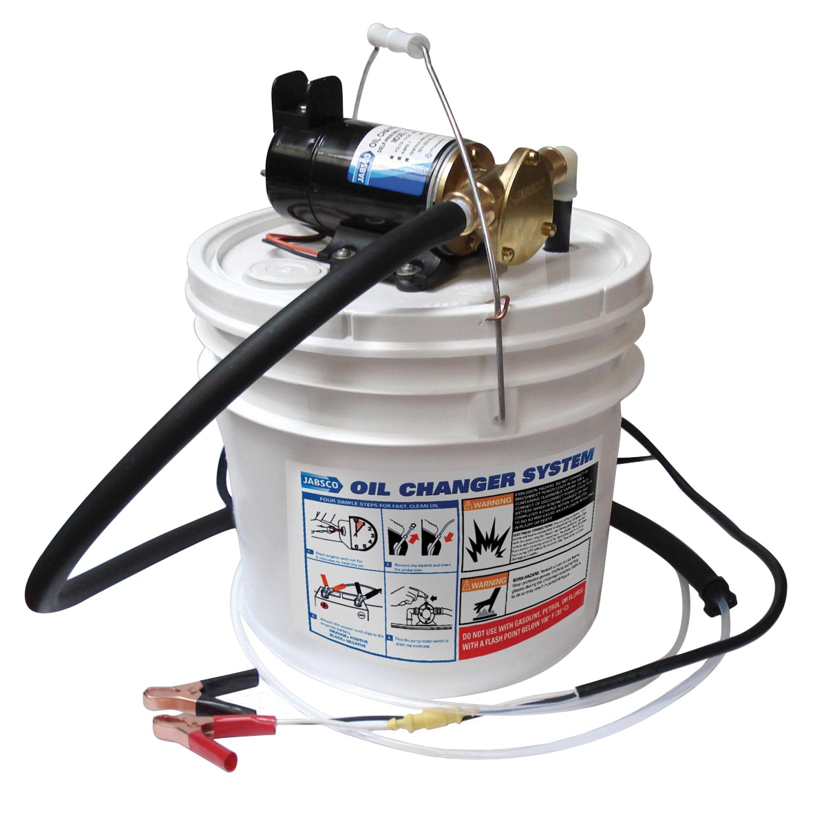 Ölwechselpumpe 12V mit Auffanggehälter Ölwechselpumpe 12V mit Auffanggehälter