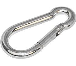 Karabinerhaken verzinkt ohne Auge 40x 4mm(10er-P.)