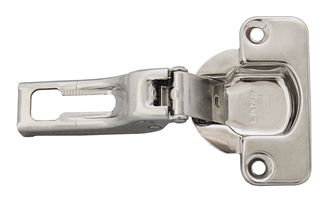 Topfband Edelstahl gebürstet 14mm Überstand Topfband Edelstahl gebürstet 14mm Überstand