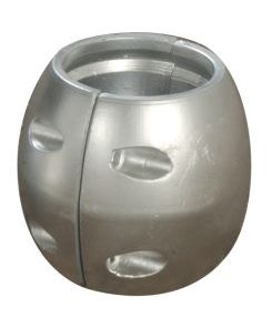 Wellenanode kugelförmig Zink ca. 1080g Ø55mm