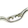 Beleghaken aus Messing vernickelt 60mm mb3560
