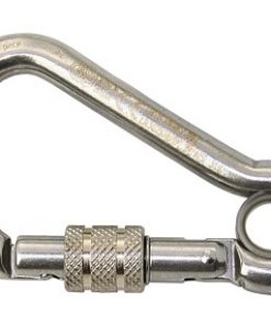 Karabinerhaken 80mm SCREW-Lock Edelst. 1.4401