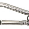 Edelst.-Karabinerhaken AISI316 mit Kausch 50mm nb6212