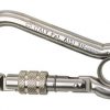 Edelst.-Karabinerhaken Schraubsicherung 100mm nb6312