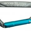 Alu-Karabinerhaken ARGON K asymm. GRAU/CYAN nb719db0400